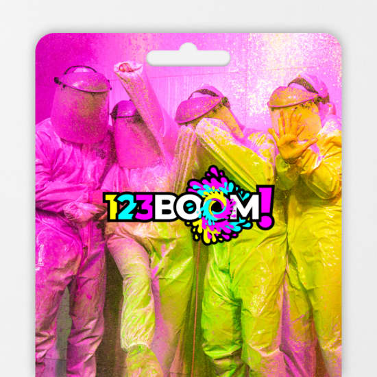 123Boom! An Explosive Real-Life Arcade Game Experience - Gift card