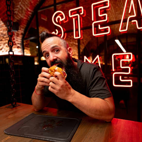 SteakBurger Gran Vía: menú con hamburguesa de 160 g