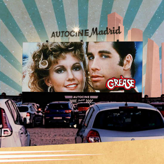﻿Grease at the Autocine Madrid