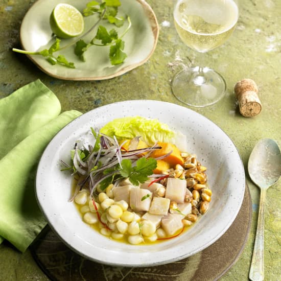 Marinados y ceviches con vino