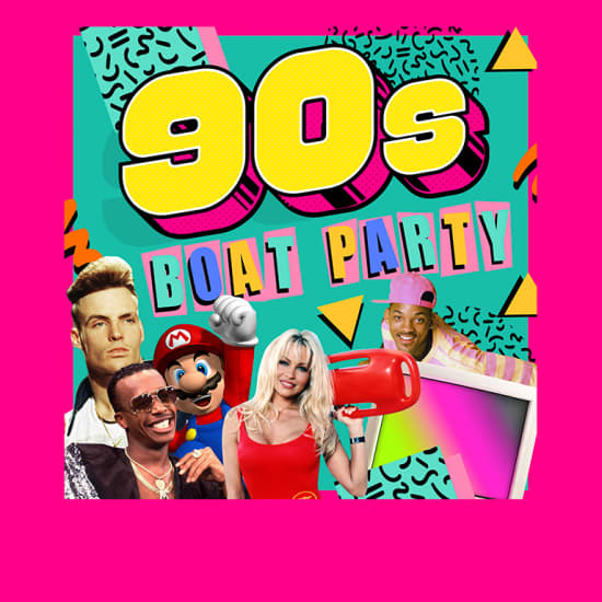 London 90s Boat Party with Entry to PopWorld After Party