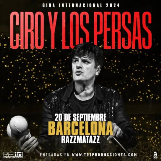 ﻿Ciro y los Persas in Barcelona (Sala Razzmatazz)