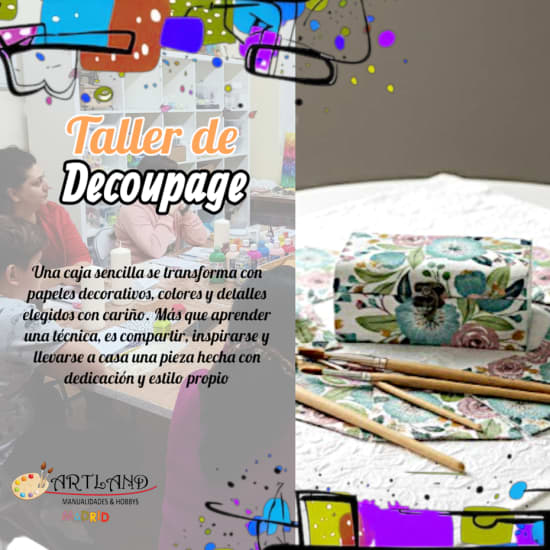Taller de Cajas Decoupage