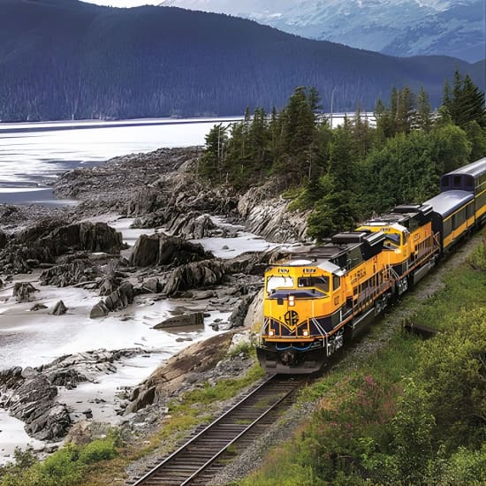 Alaska Railroad Anchorage to Seward Round-Trip Same Day Return