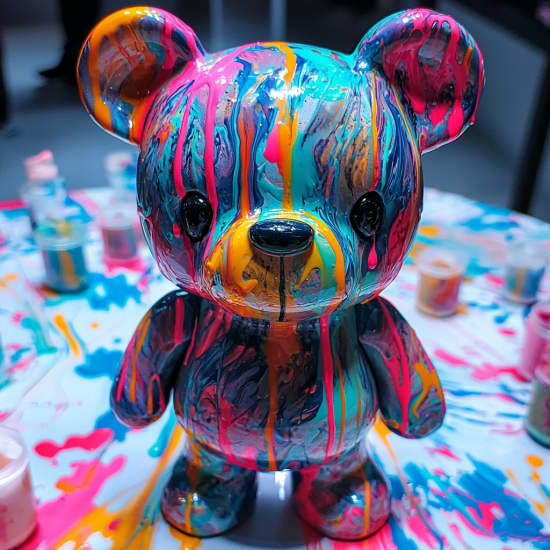 ﻿Craftopia: Neon Bear Figure Painting Workshop - Waiting List