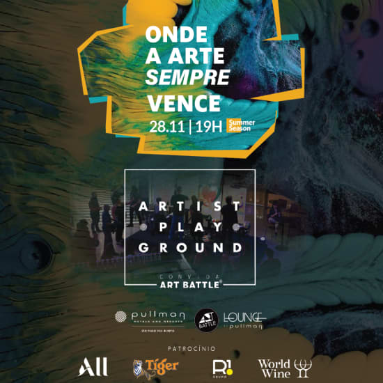 ﻿Artist Playground de Pullman con Art Battle Lounge - Edición de Verano