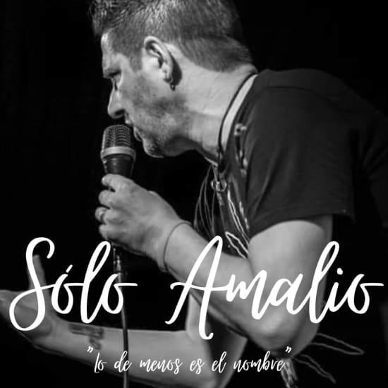 Lo de Menos es el Nombre con Solo Amalio en Clandestino Café Teatro