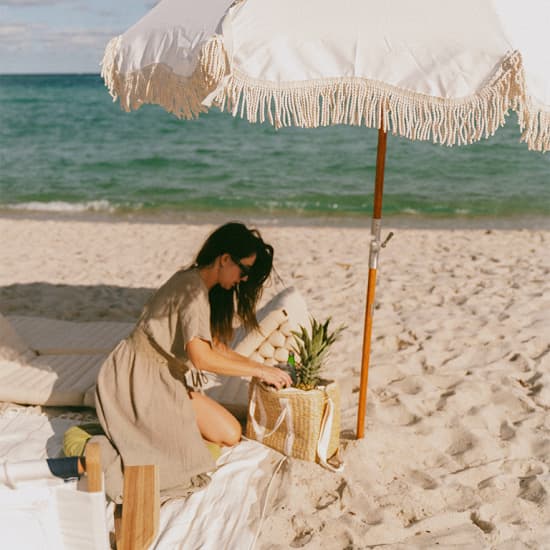 Petite Romance: Private Beach Lounge and Picnic Set Up