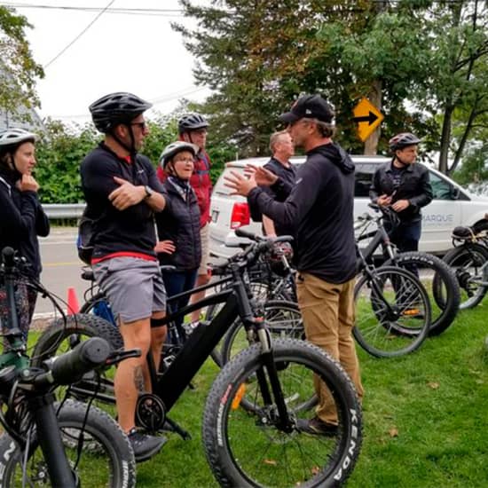 Visite guidée en vélo électrique et dégustation sur l’Île d’Orléans