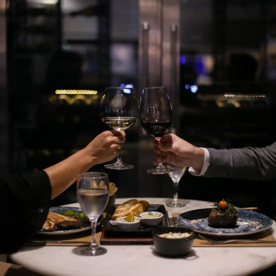 Degustação de vinhos na Base Steakhouse - Hotel Pullman Guarulhos