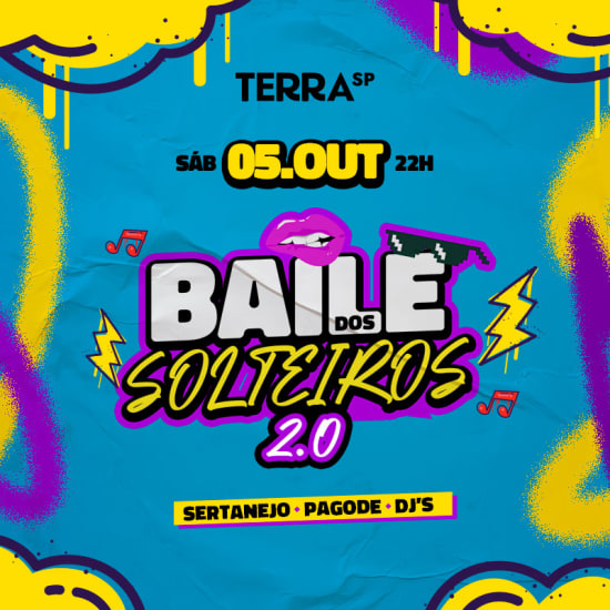 Show Open Bar: Baile dos Solteiros 2.0 no Terra SP