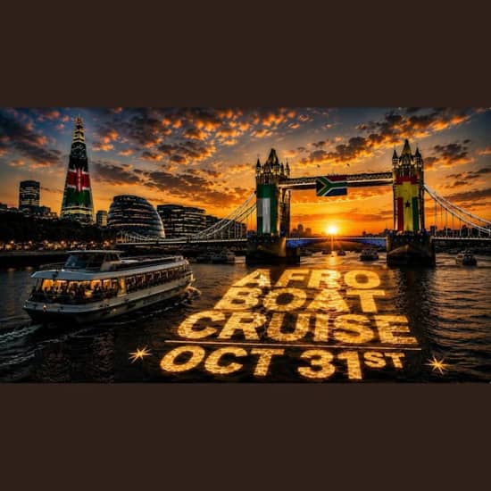 Afro Boat Cruise - LONDON | Sat 31st Oct — event image
