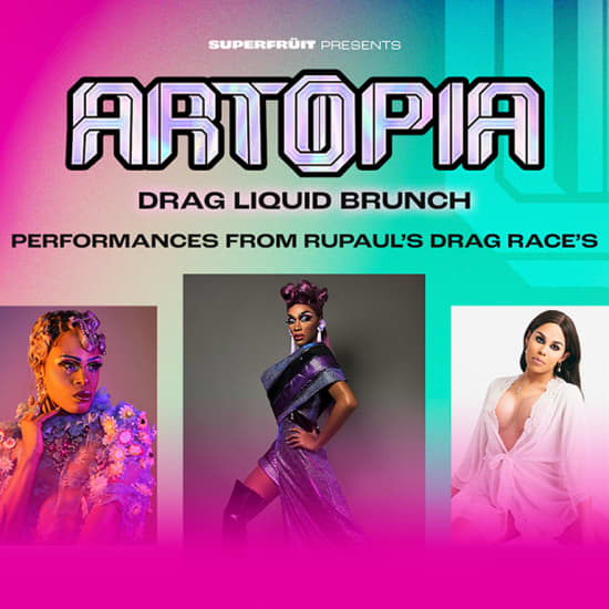 Artopia Sunday Funday Bottomless Drag Brunch ft. Dida Ritz, The Vixen and Monica Beverly Hillz