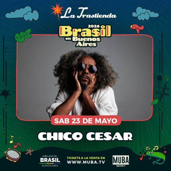 Cartel oficial del evento CHICO CESAR