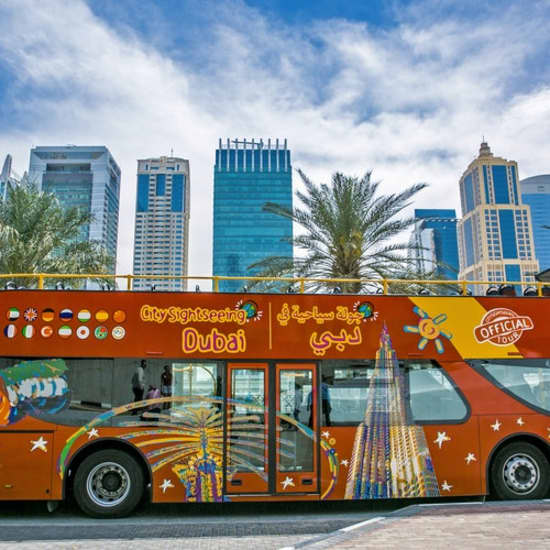 Hop-on Hop-off Bus Dubai: 24 or 48-Hour Pass