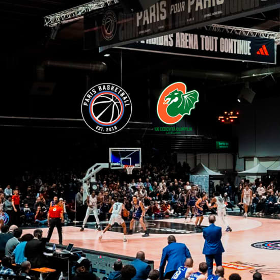﻿Paris Basketball vs Ljubjana