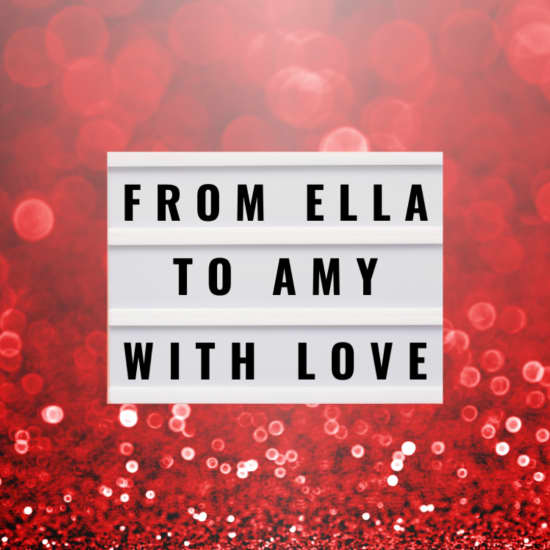 From Ella to Amy with LOVE! At Craft Hall