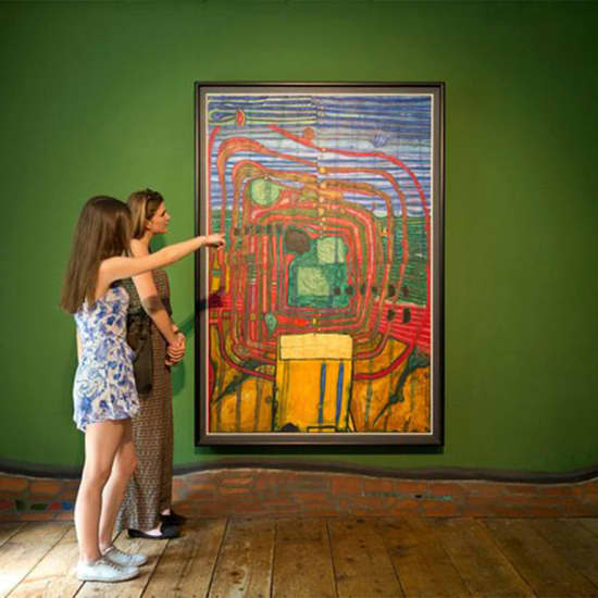 Eintritt ins Museum Hundertwasser im Kunst Haus Wien