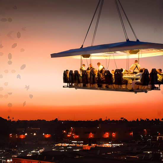 Dîner dans le ciel de Marrakech