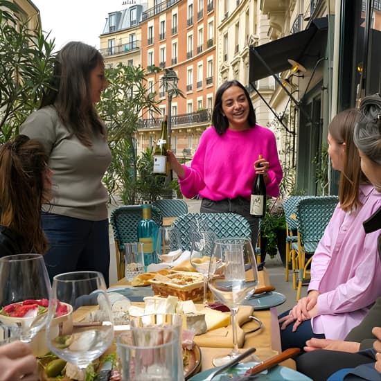 Comerse París: Comida en Montmartre & Tour del Vino