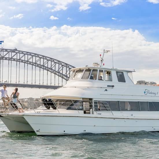 Vivid Sydney Harbour Catamaran Cruise with Canapes