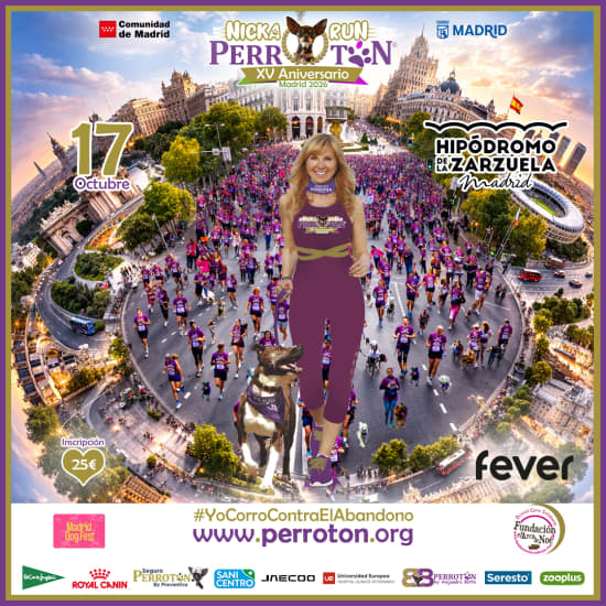 Perrotón Madrid 2026 Nicka Run XV Aniversario - Hipódromo de la Zarzuela de Madrid