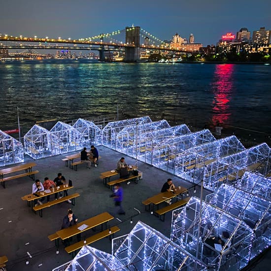 Waterfront Wonderland! Drink Rosé in Private Glasshouses