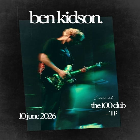 Ben Kidson at 100 Club, London