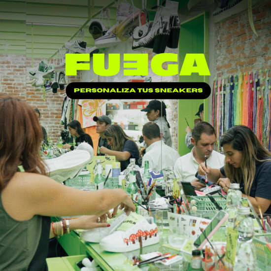 Fuega Lab: Taller de personalización de sneakers