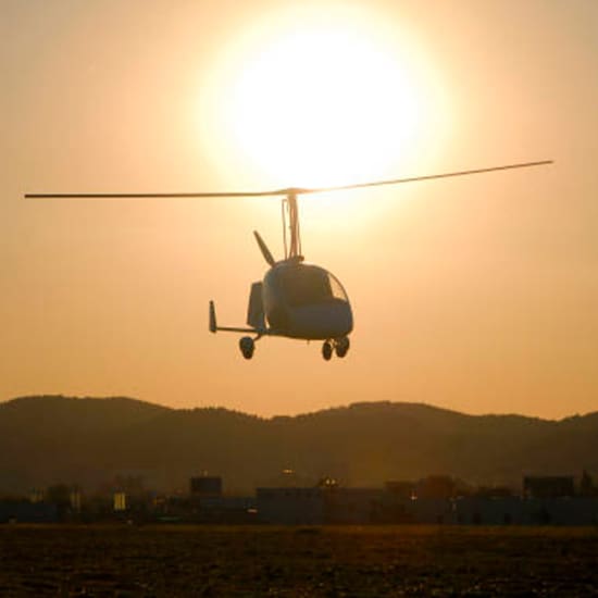 ﻿Gyrocopter-autogyro flight at Escuela de Aviadores