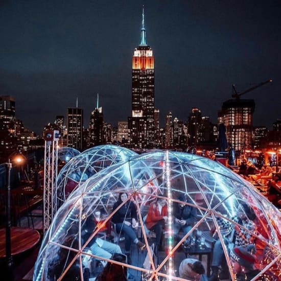 Rooftop Igloo Movie Night with Panoramic Views of NYC