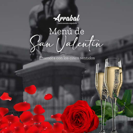 Menú San Valentín en Plaza Mayor de Madrid