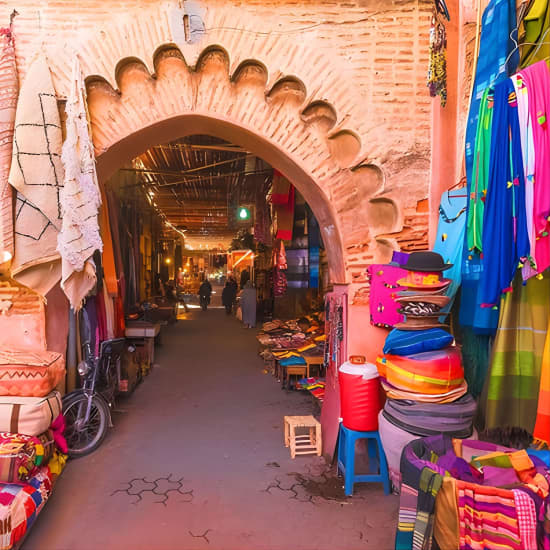 Marrakech : Visite guidée à pied des souks de la médina