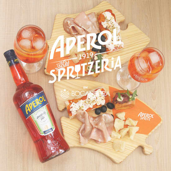 Aperol Spritzeria: the authentic Italian aperitif on Bocanegra terrace