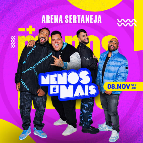 Show do Menos é Mais no Arena Sertaneja