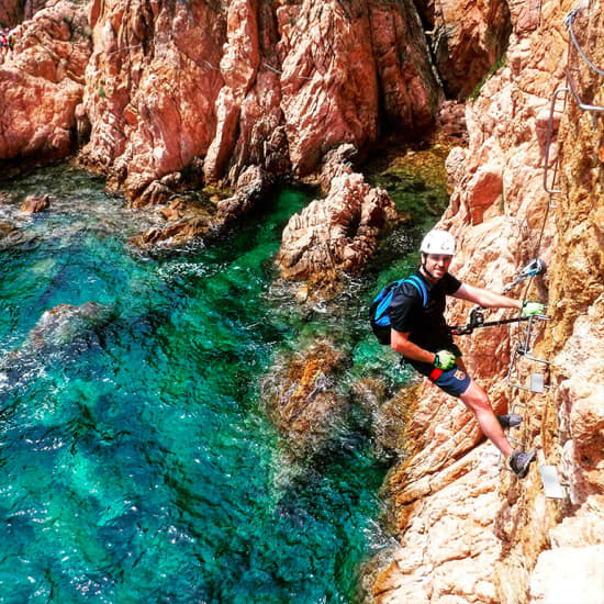 Vía Ferrata en Cala del Molí con reportaje fotográfico