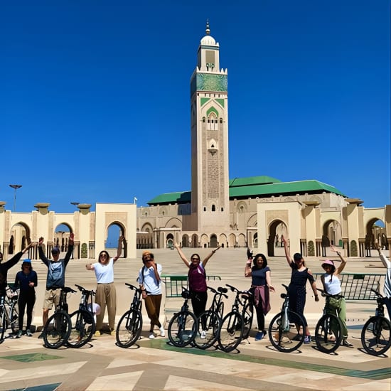 13 Km Bike Tour in Lively Casablanca