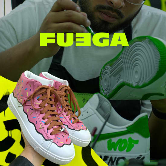 Fuega Lab: Taller de personalización de sneakers