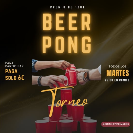 ¡Gran Torneo de Beerpong en Madrid! 🏆🍺