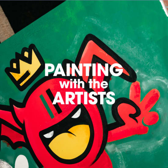 Painting with the Artists–Open to the Public