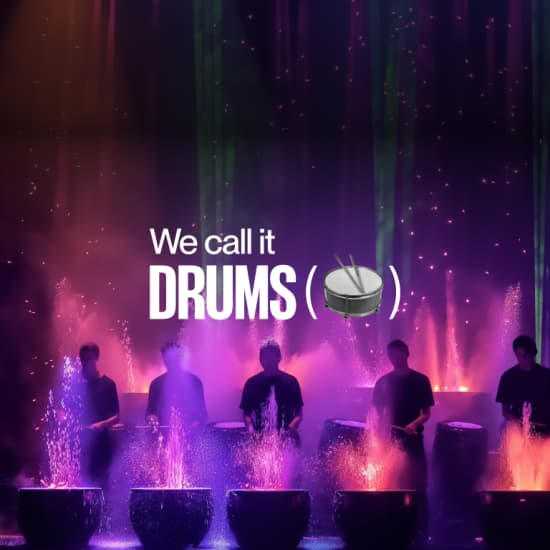 We call it Drums: Filmsoundtracks in einer LED-Percussion-Show