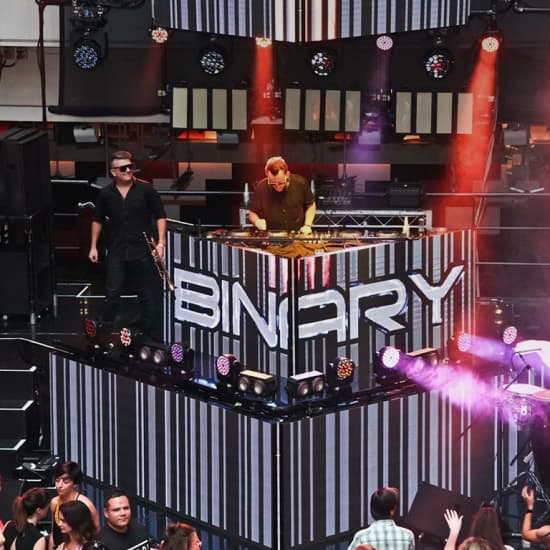 Luminescent Tribal Techno Party With Binary Live
