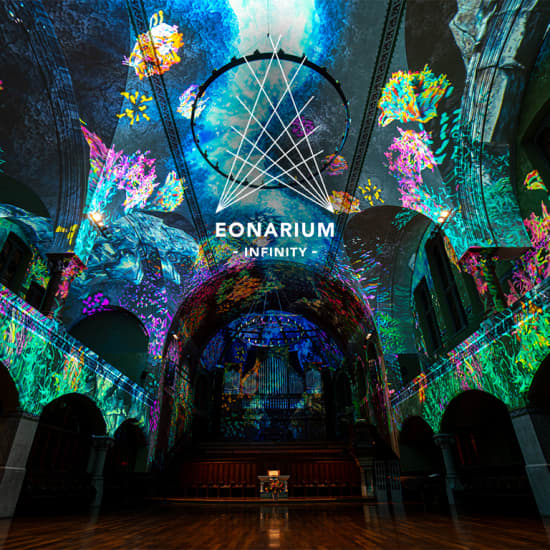 EONARIUM presents: Infinity, eine immersive Lichtshow inkl. Live-Konzert mit Sacha Rüegg (Orgel)