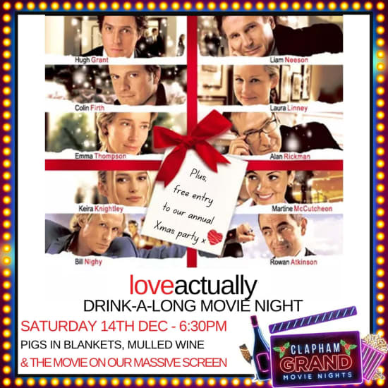 Love Actually Drink-A-Long Movie Night!