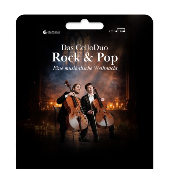 Das CelloDuo – Das Beste aus Rock und Pop – Geschenkgutscheine