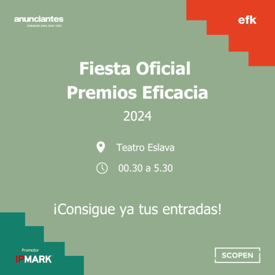 Fiesta Oficial de los Premios Eficacia en Teatro Eslava