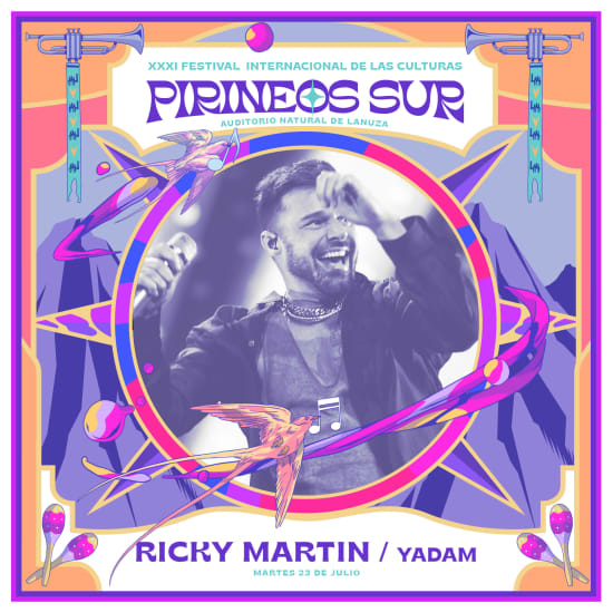 Ricky Martin + Yadam - Pirineos Sur 2024