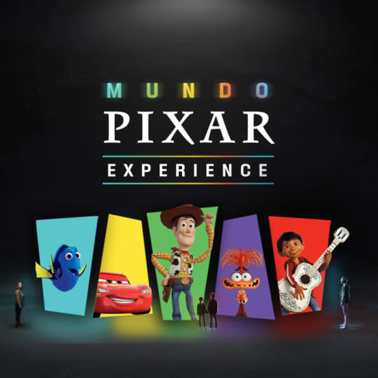 Affiche Mundo Pixar Experience Bruxelles