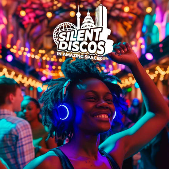 Silent Disco en Union Station de Los Ángeles