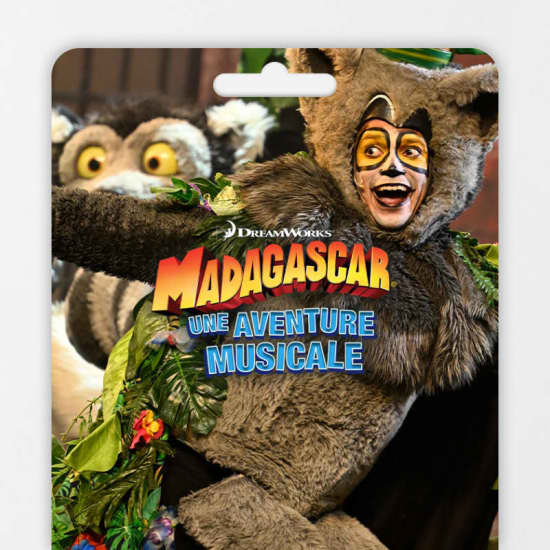 Madagascar, une aventure musicale - Carte-cadeau